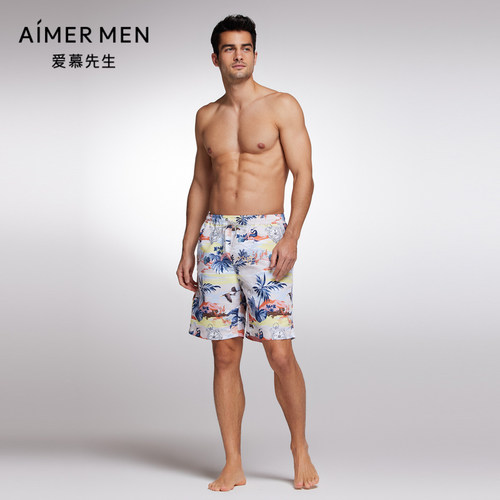 Aimer Men23SS沙滩裤男士长款沙滩裤NS66J851