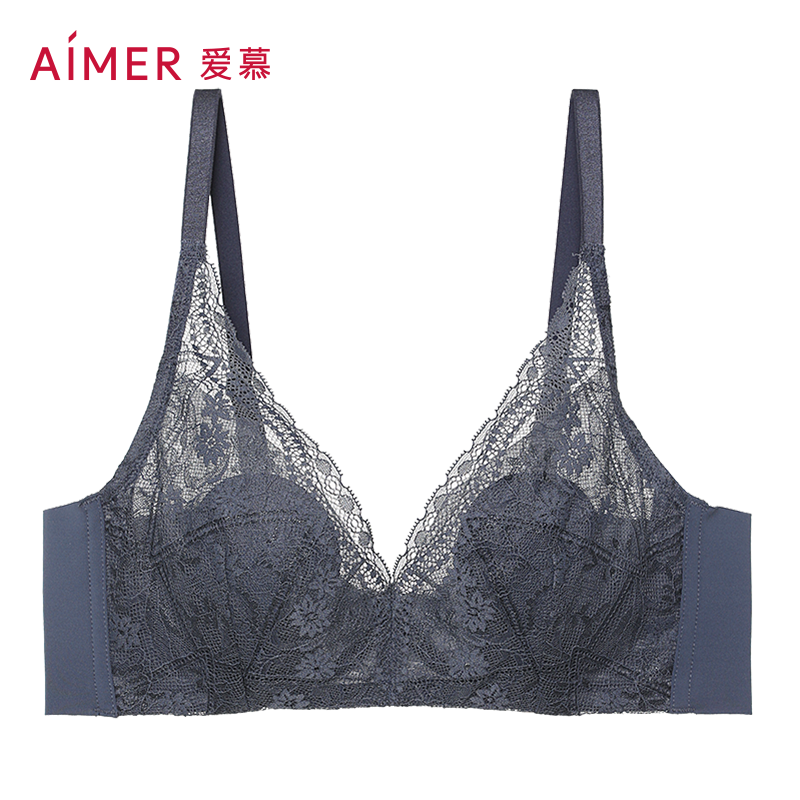 女大胸显小性感蕾丝文胸爱慕内衣