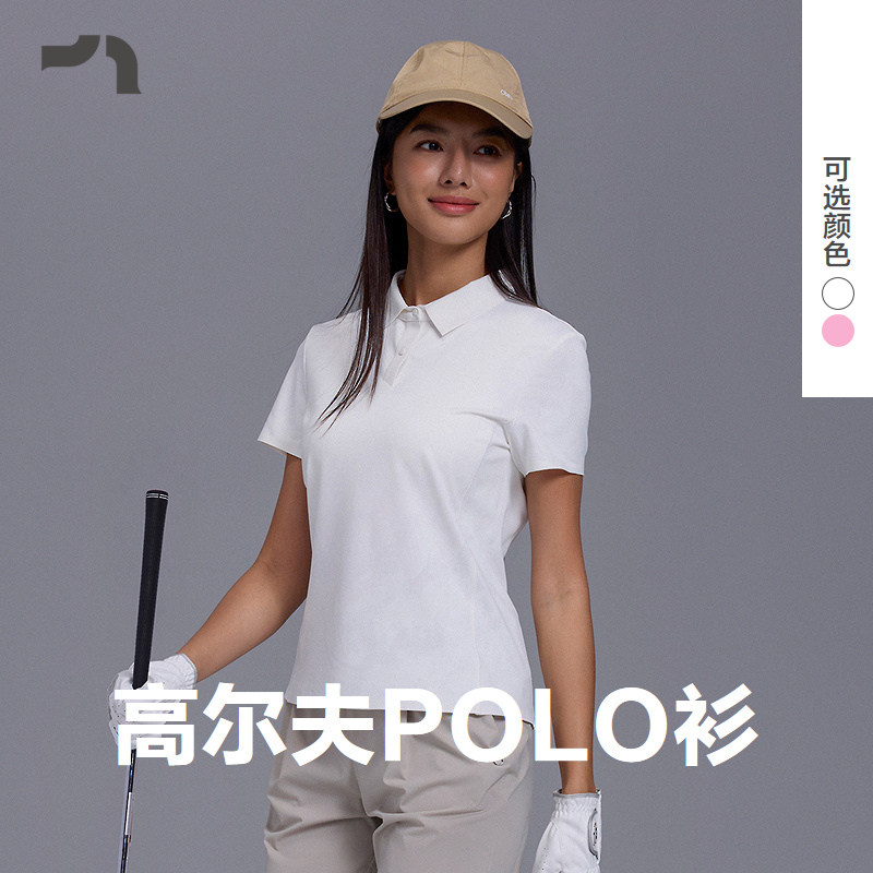 AIMER MOVE/爱慕运动春夏高尔夫女士小翻领短袖T恤MOTP0026