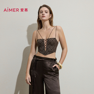 爱慕封面文胸2026新款内衣女无钢圈带胸垫细肩带性感胸衣AM71C491