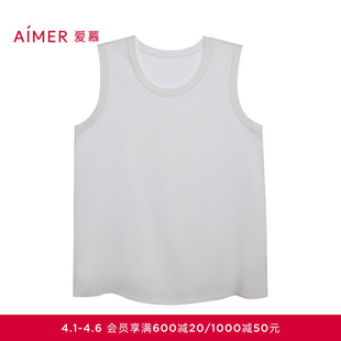 爱慕25春夏丝享打底女士含桑蚕丝宽肩背心上衣AM72B502