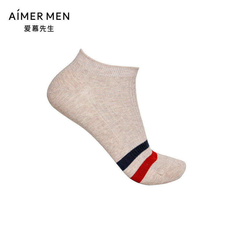 爱慕先生袜子男22SS运动休闲棉质防不起球夏季短筒袜NS94W159