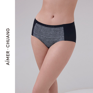 爱慕·CHUANG素纹3内裤 CA232041 女净痕性感中腰平角裤