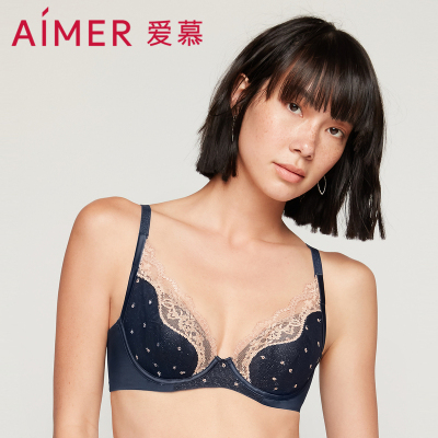 爱慕听雨3/4薄衬垫隐孔文胸AM116951