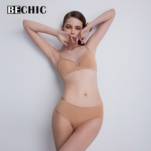 女纯棉2024新款 BeChic Touch平角裤 内裤 全棉BC23CC1 无痕内裤