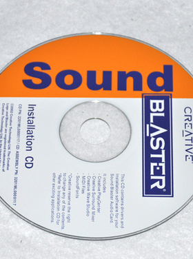 创新5.1声卡原装光盘驱动 SB0090 0060 4830 4760 0100等通用