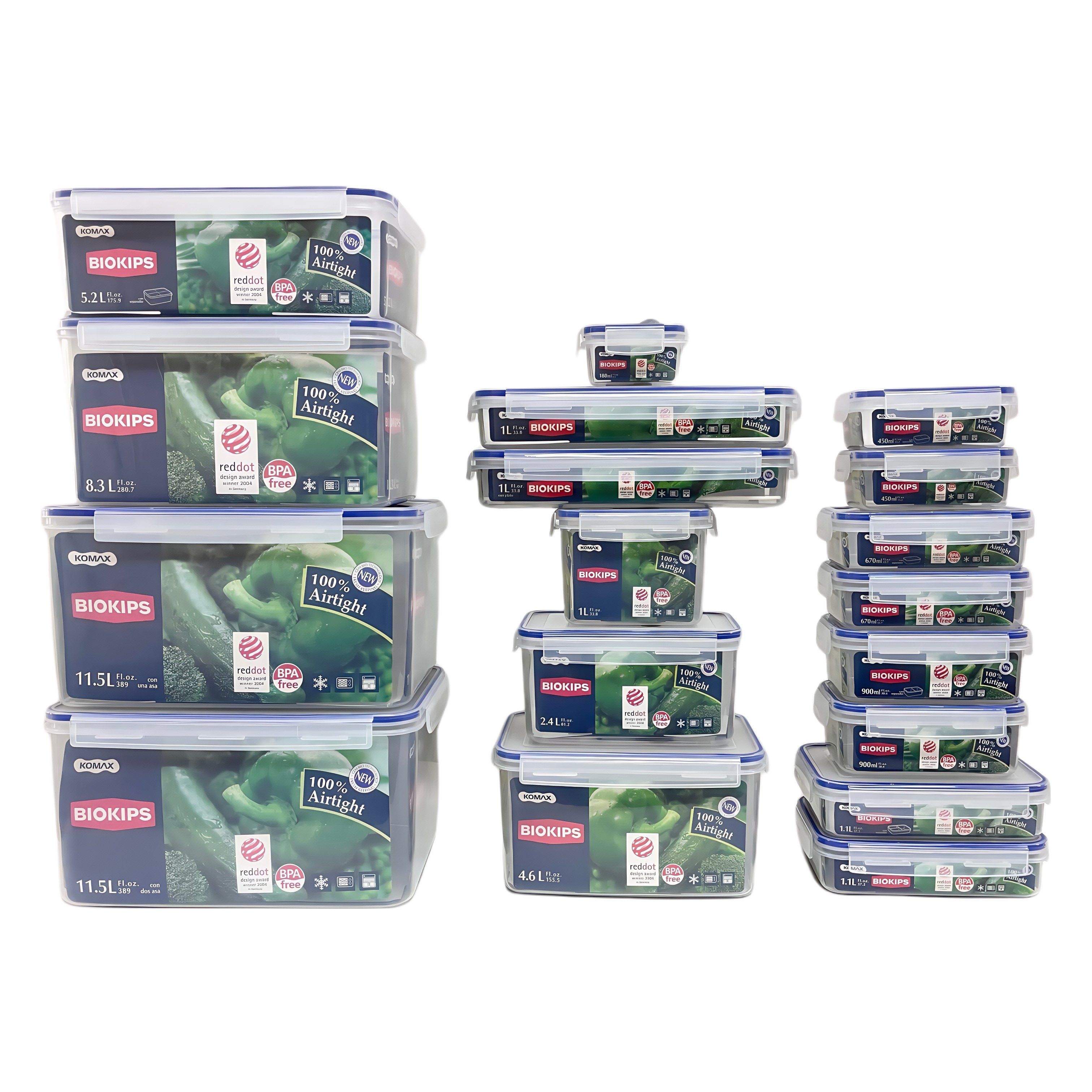 韩国进口Komax保鲜盒食品级