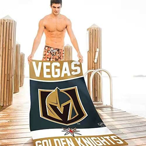 NHL球队全棉情侣金骑士浴巾
