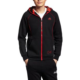 三条纹风城玫瑰公牛1号德里克罗斯签名版外套篮球卫衣开衫连帽箱3