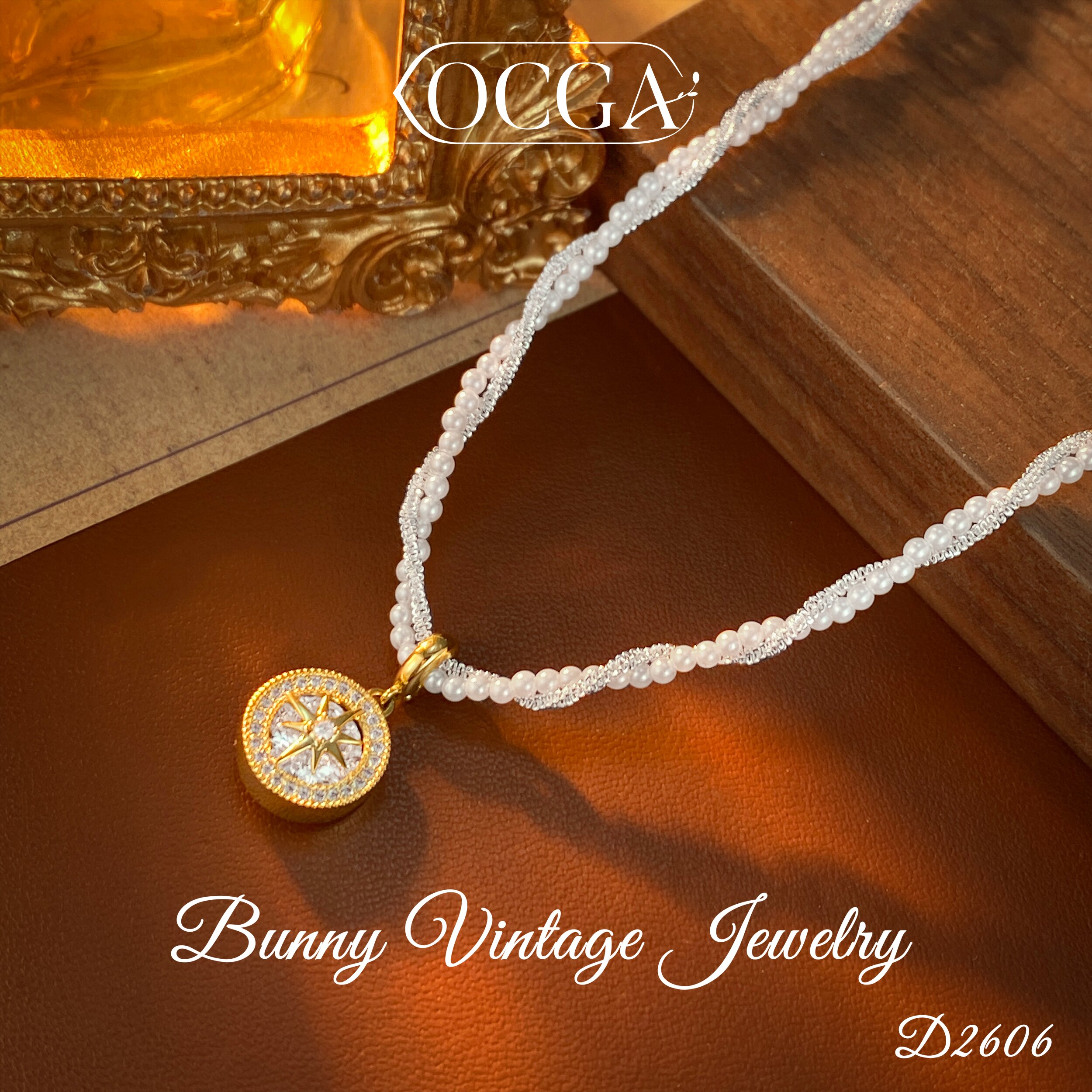 镀K金 D2606法【启明星】夏OCGA欧斯伽斯 项链