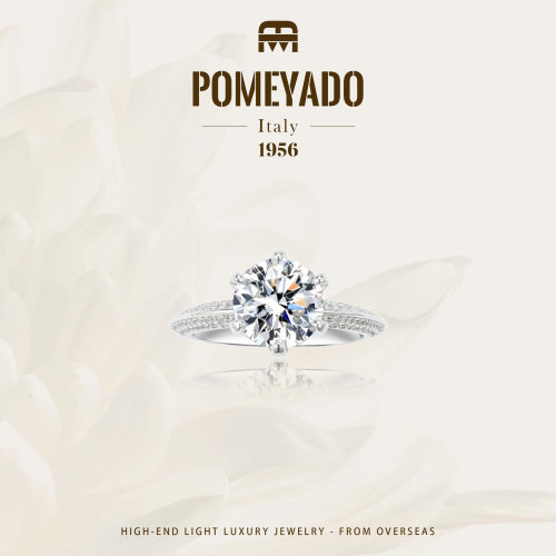 925银 【半壁江山】Pomeyado轻奢时尚经典戒指F0622