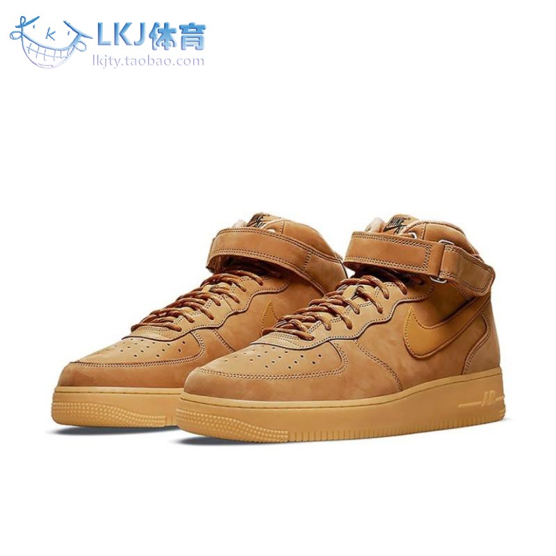 Nike Air Force 1 Mid AF1小麦中帮空军一号板鞋 DJ9158-200-封面