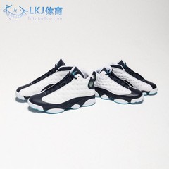 LKJ体育 Air Jordan 13 AJ13 黑曜石 白蓝 男女篮球鞋 414571-144