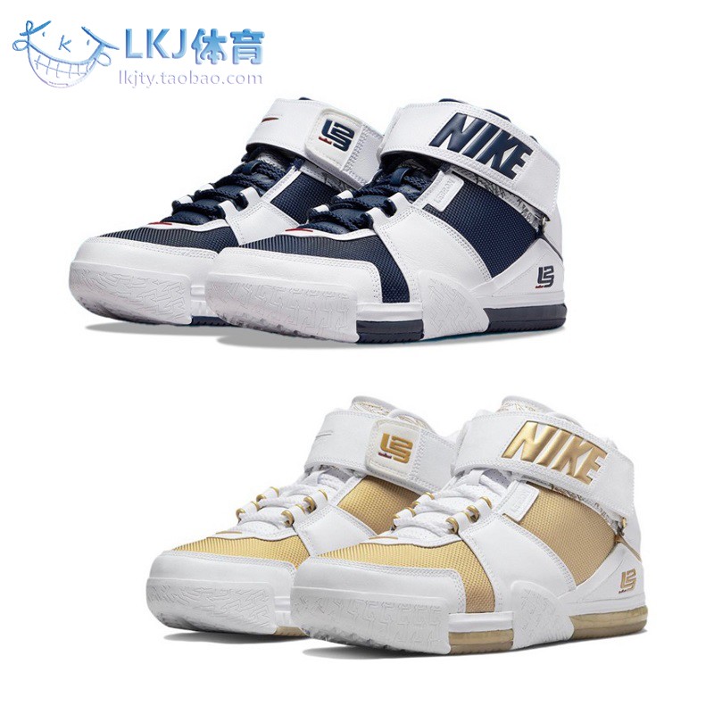 Nike Lebron 2 詹姆斯 LBJ2 白蓝 白金 篮球鞋 DR0826-DJ4892-100 运动鞋new 篮球鞋 原图主图