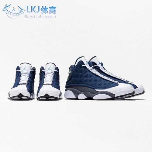 LKJ体育 Air Jordan 13 Flint AJ13 GIGI 白蓝海军蓝 414571-404