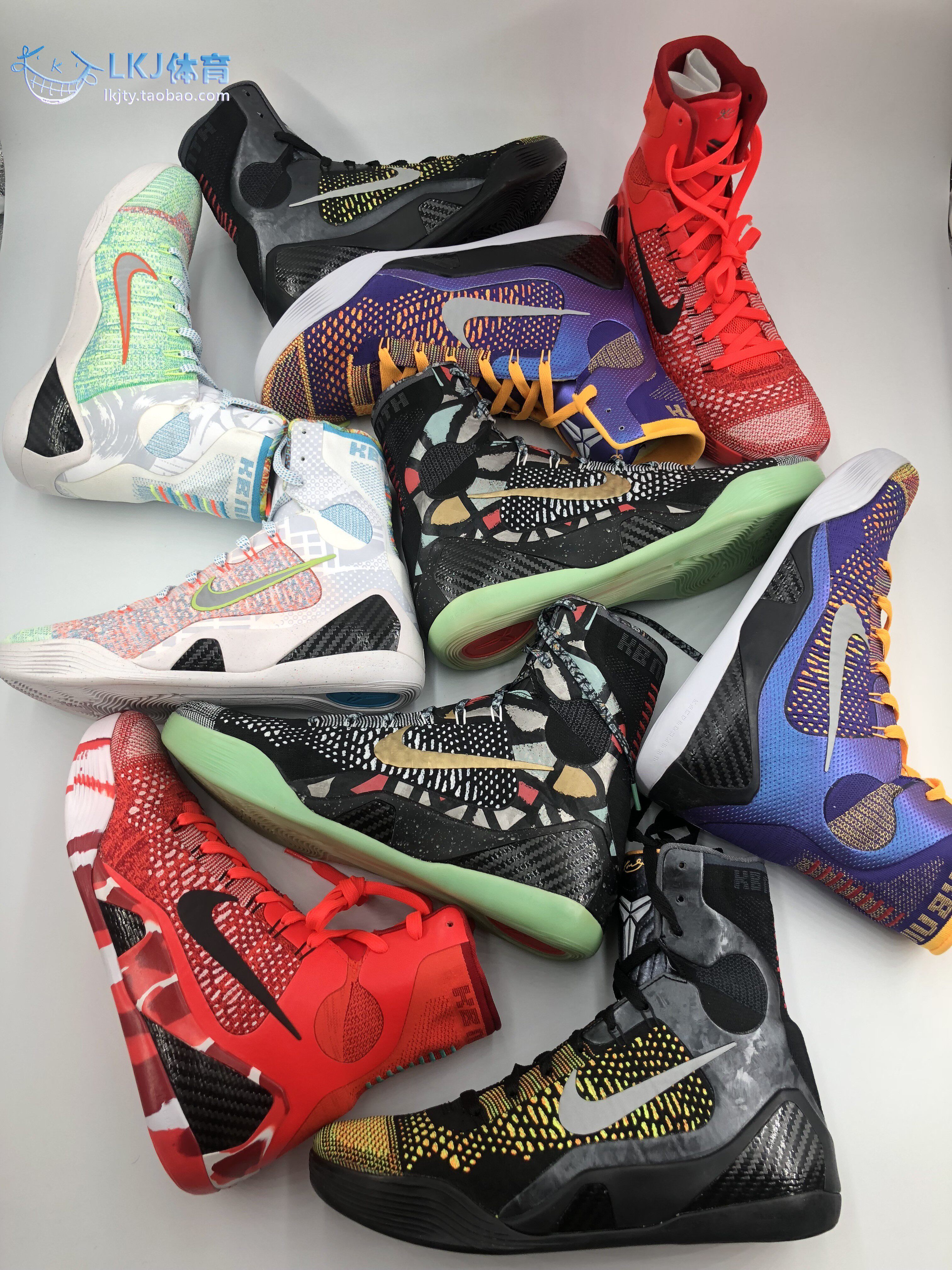 nike kobe 9 科比 zk9高帮鸳鸯全明星圣诞 630847-641714-077-303