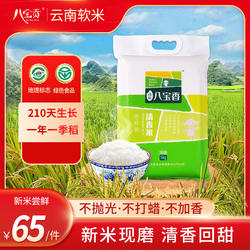 新米正宗云南大米5kg八宝贡米高原清香米10斤软糯文山广南特产