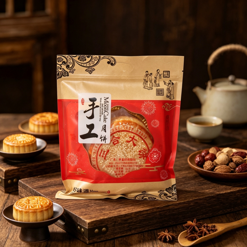 家乡本地云南文山老式月饼三合大饼豆沙白糖鲜花伍仁火腿大三合饼