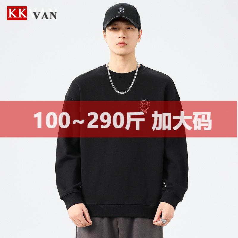 重磅印花圆领卫衣简约宽松长袖