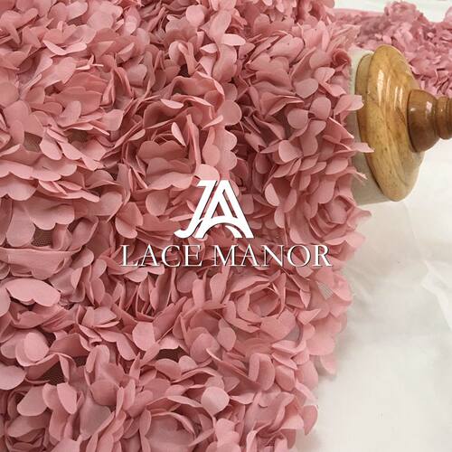 3d立体盘花加厚重磅多色可选布料