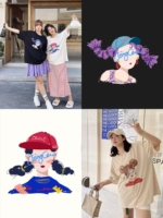 Летняя футболка с коротким рукавом, короткий рукав, большой размер, круглый воротник