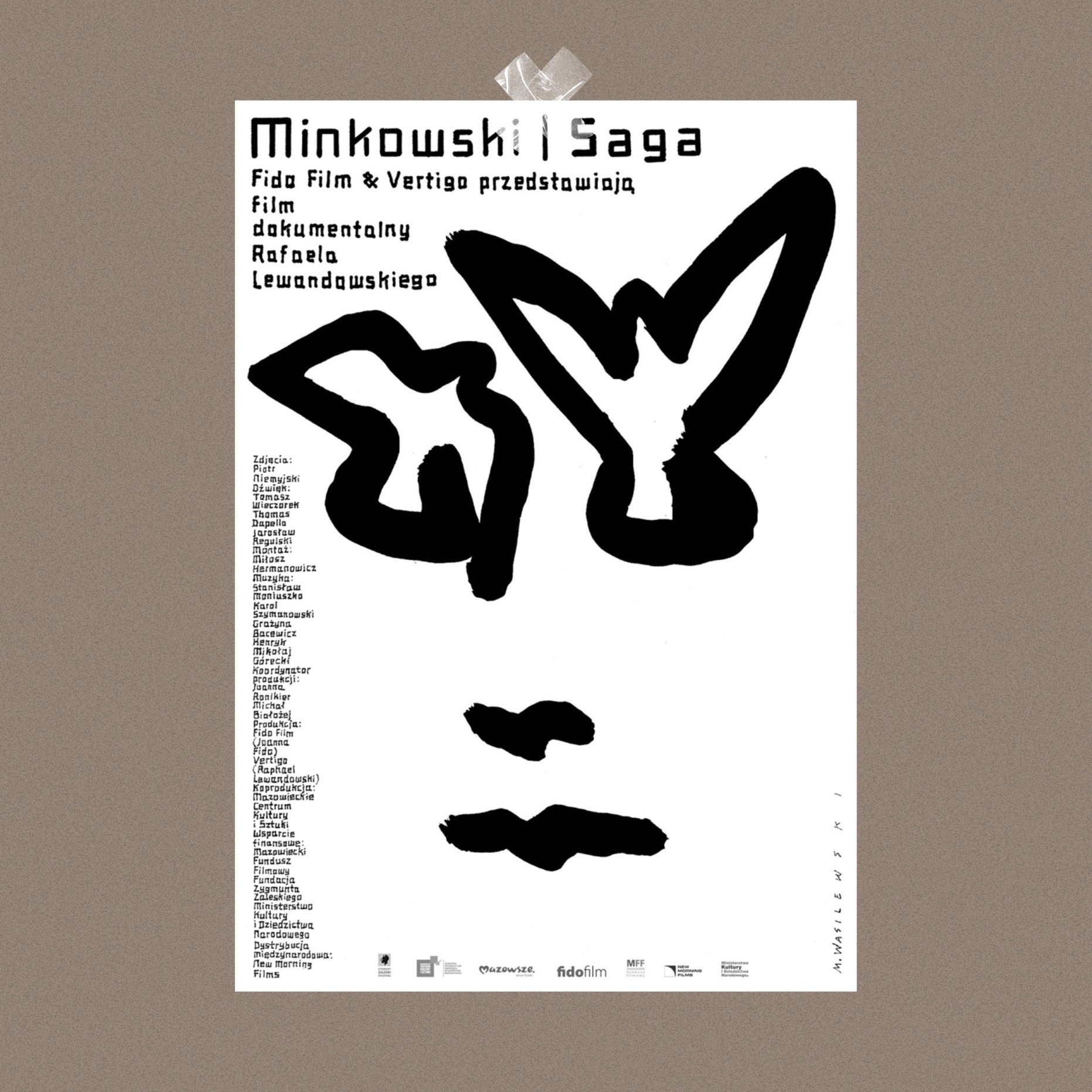 minkowski i saga| 波兰小众电影黑白现代 文艺海报 装饰画