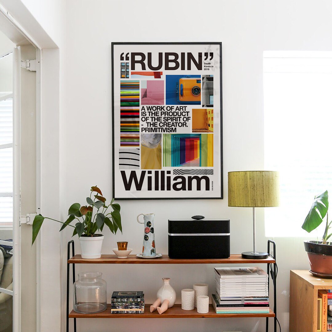 北欧 拼接现代简约服装店海报 创意家居拍照复古文艺复兴装饰画