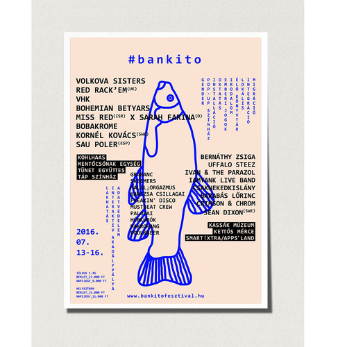 音乐节装饰画小众风海报