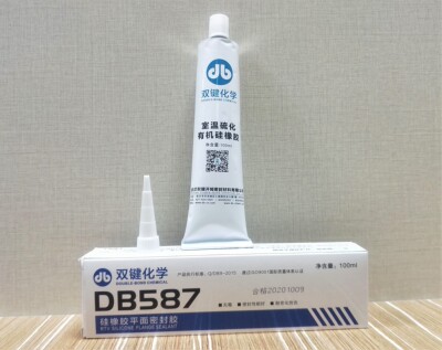 双键DB587蓝胶硅橡胶平面密封胶双键化学DB587机械设备部件密封胶