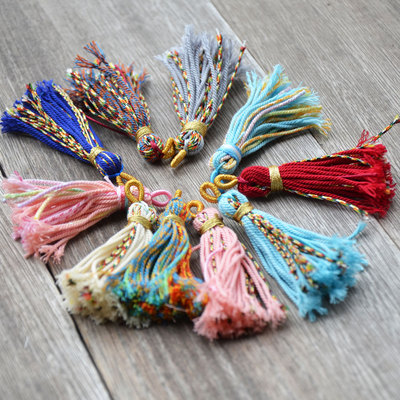 棉絮流苏穗子7厘米包挂配件