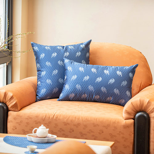 知舍·静好系列腰枕靠枕枕茶室办公室中式靠垫座椅沙发靠抱枕靠背