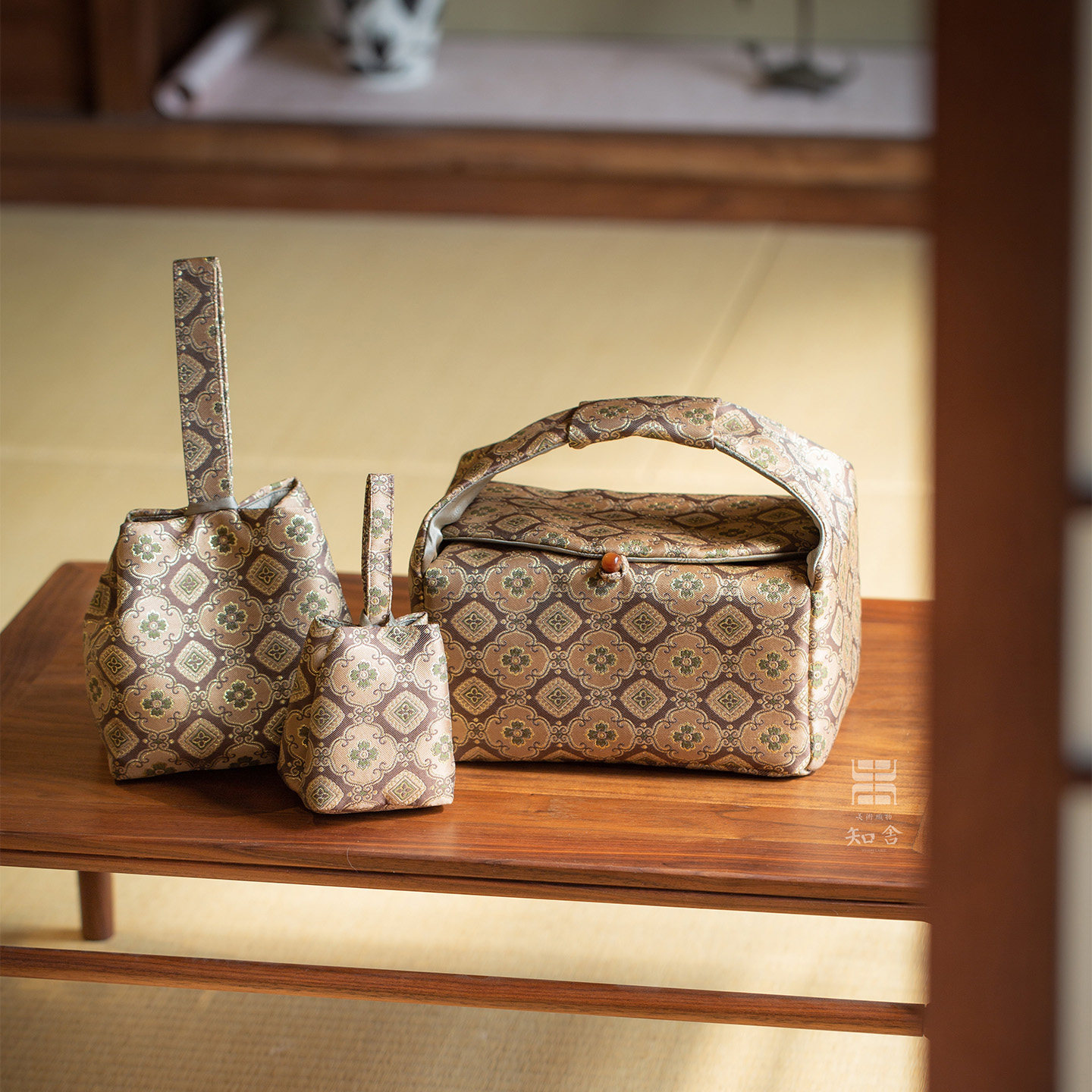 安平如意杯袋 壶袋 旅行包新中式复古宫廷风手工加棉防震收纳包,居家布艺,茶席,淘宝优惠券,粉丝福利购,淘宝优惠卷