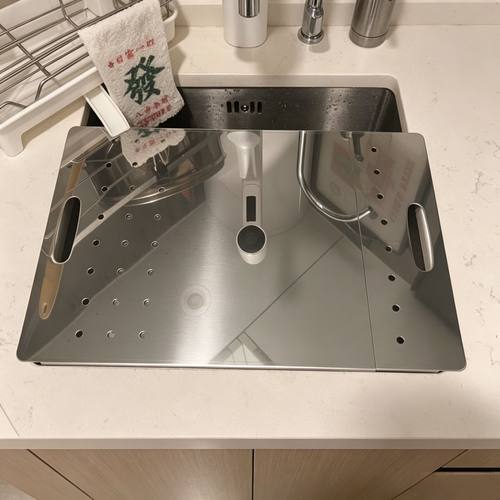 不锈钢水槽切菜板盖板加厚