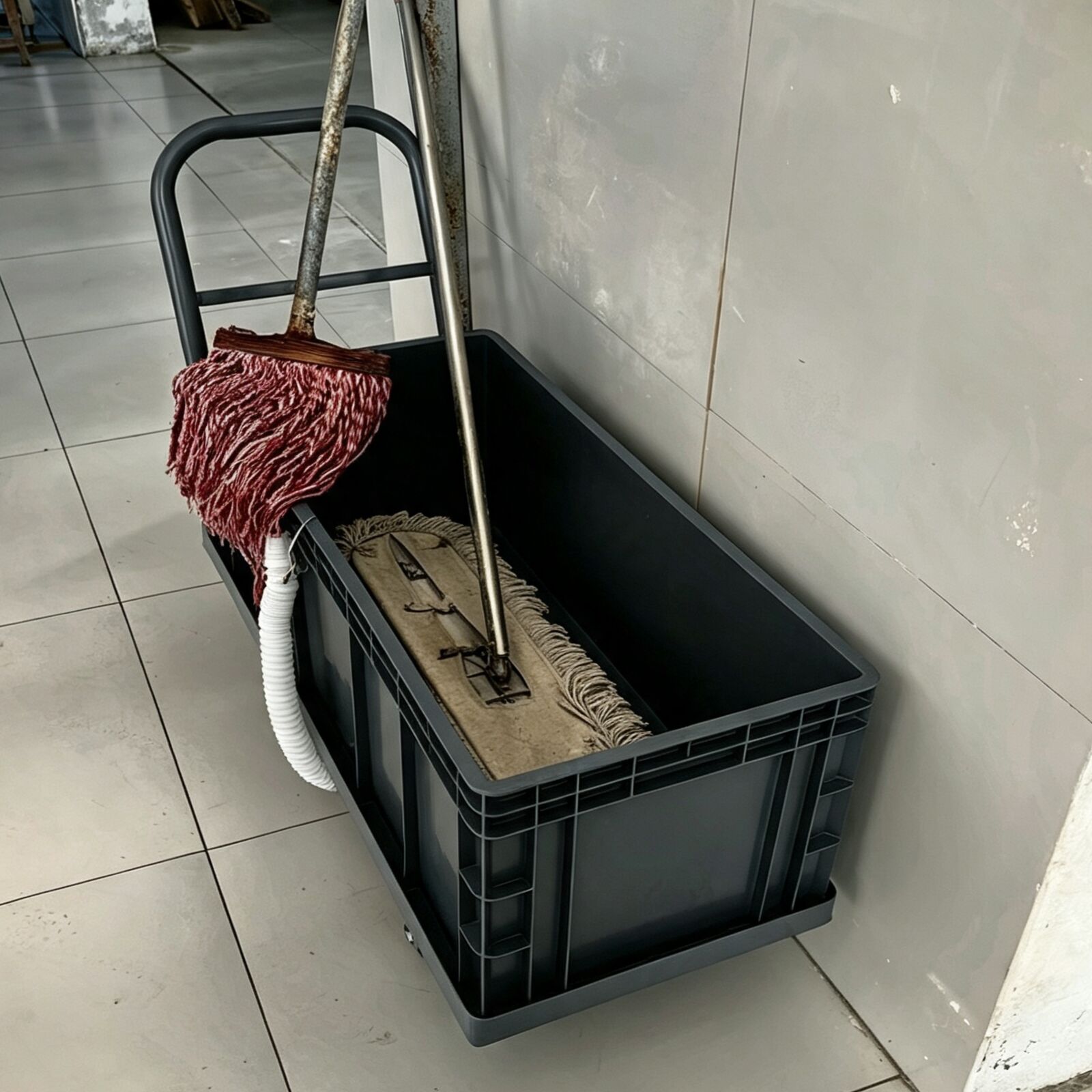 拖把桶长方形带轮可移动墩布池