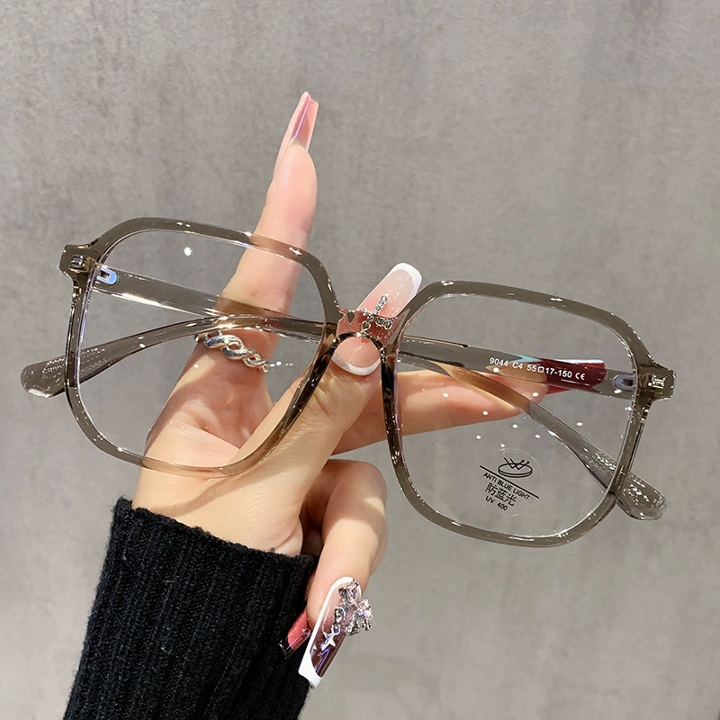 超轻细黑框眼镜女近视可配有度数大脸显瘦眼睛框镜防蓝光素颜大框