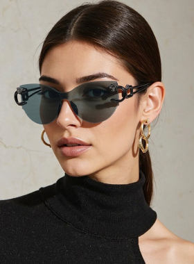 男女太阳镜百搭防紫外线潮酷墨镜遮阳防晒开车时尚街拍女士复古潮