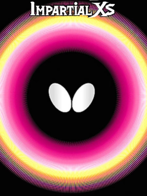 蝴蝶00410/00420正胶IMPARTIAL XS/XB快攻型颗粒乒乓球套胶稳定