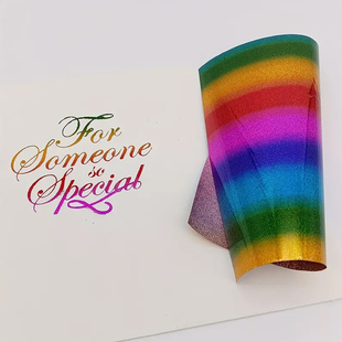 Metallic Hot Foil Paper混色102张金银彩色铝箔烫金纸刮刮画转印
