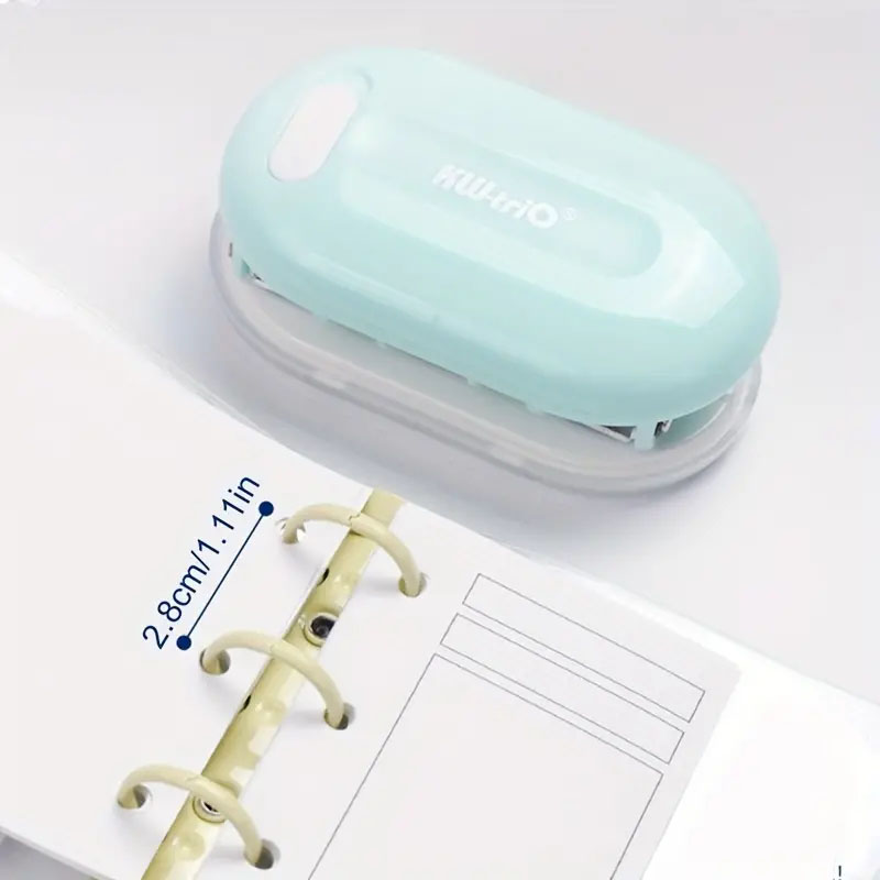 迷你便携可爱3孔打孔器28mm孔距