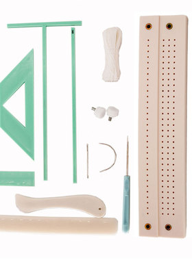 Sewing bind塑料缝线装订器相册封面制作包书定位尺线装打孔