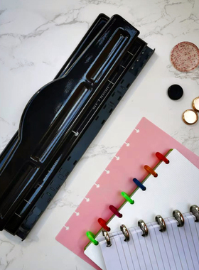 Disc binder puncher11孔2孔4孔蘑菇孔打孔器HP同款环式活页装订