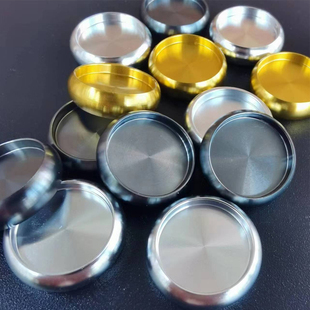 5个1.9cm铝合金活页圈金属碟片装 订环蘑菇孔环扣线圈手账本环扣