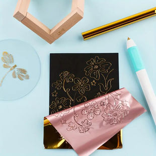 Foil Slim Pen Powered Handle烫金笔4个笔头USB带纸 USB Heat