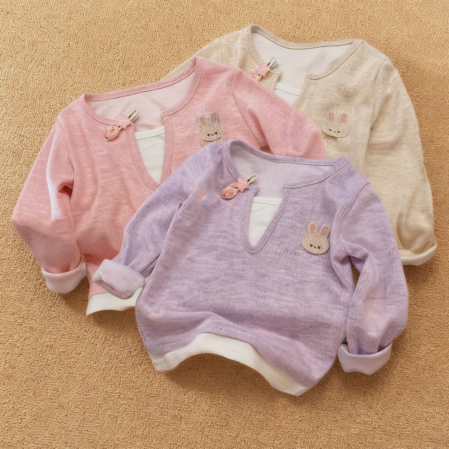 新品秒杀假两件独特漂亮T恤上衣