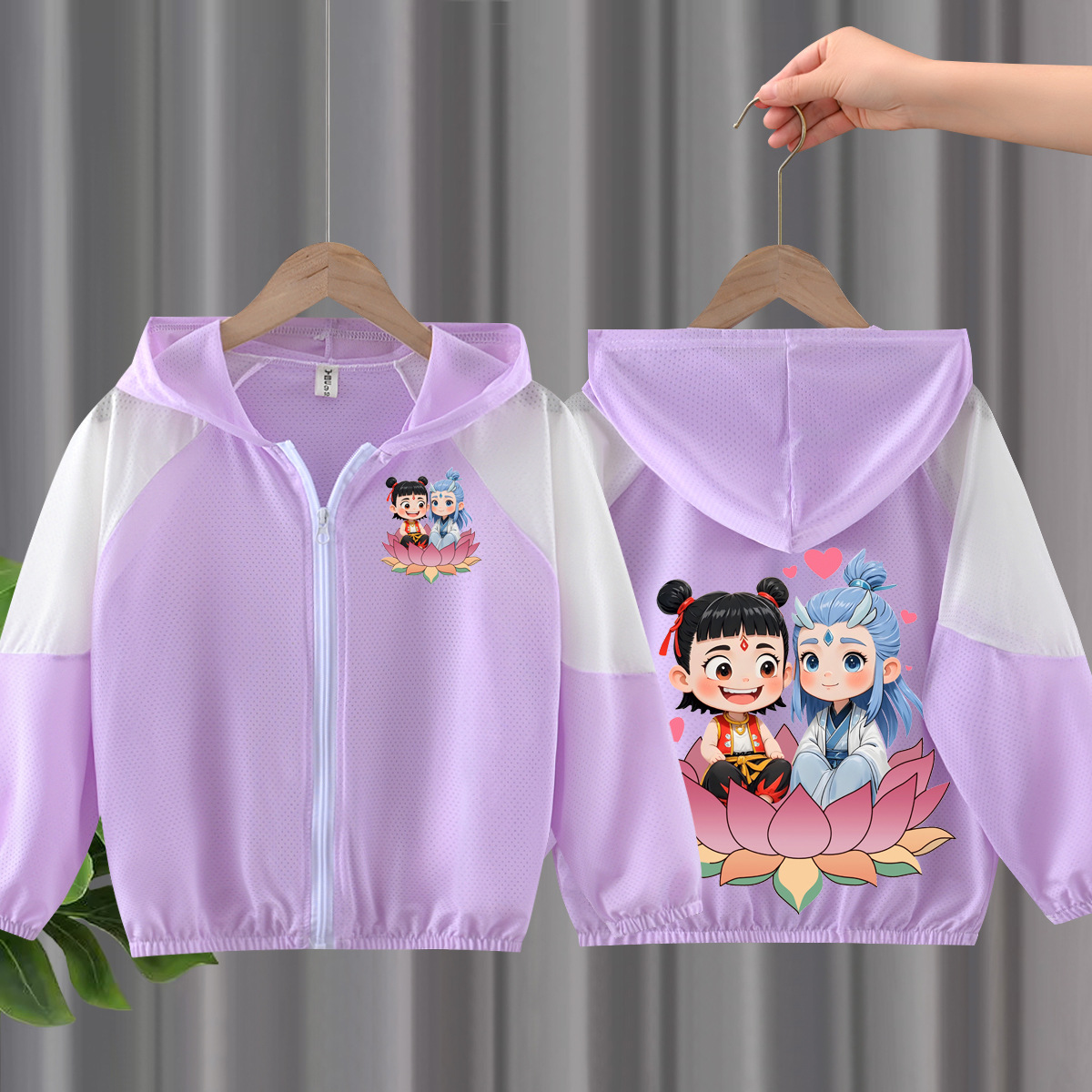 新品秒杀女童时髦洋气哪吒防晒衣