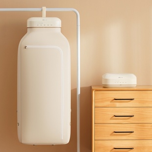 小熊烘干机HGJ 宿舍小型速干风干菌 E06J7家用可折叠干衣机便携式