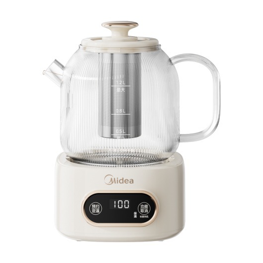 美的养生壶电水壶过滤0胶全玻璃带滤网MK-YS12B102