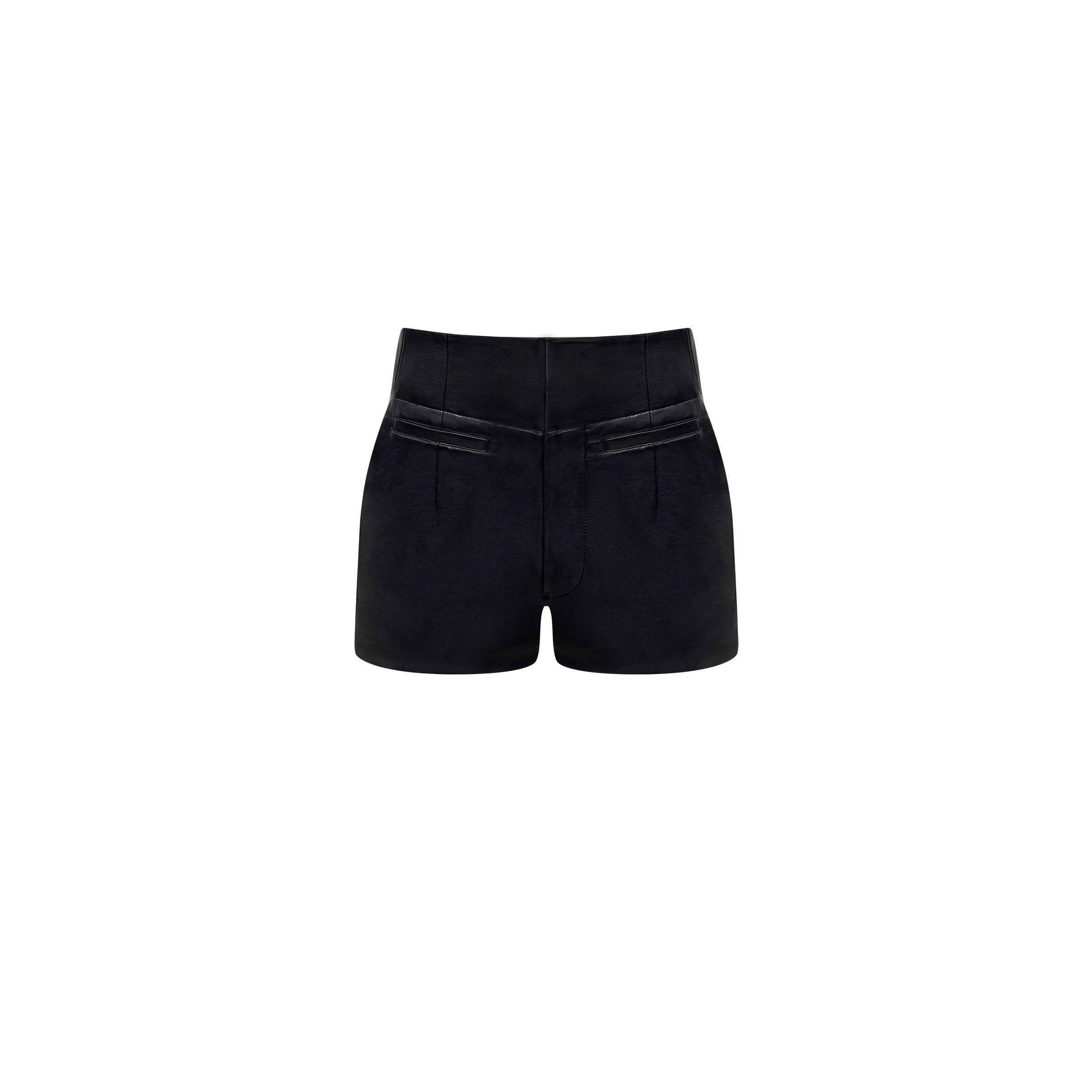 Momoshero【米兰时区】——“Daily调性品！”韩女感高腰短皮裤,女装/女士精品,休闲裤,淘宝优惠券,粉丝福利购,淘宝优惠卷