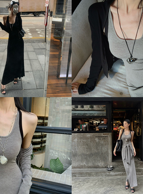 现货dailyshero沙漏纸片裙日常实用满分！自带外扩cup连衣裙/开衫