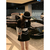 斗篷上衣 小香裙裤 富家千金 披肩式 都柏林晚秋 留学归来